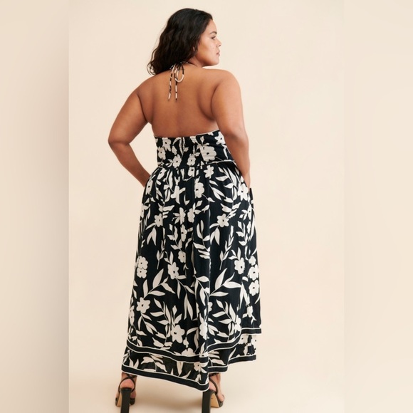 Halter Floral Maxi Dress - Picture 3 of 8